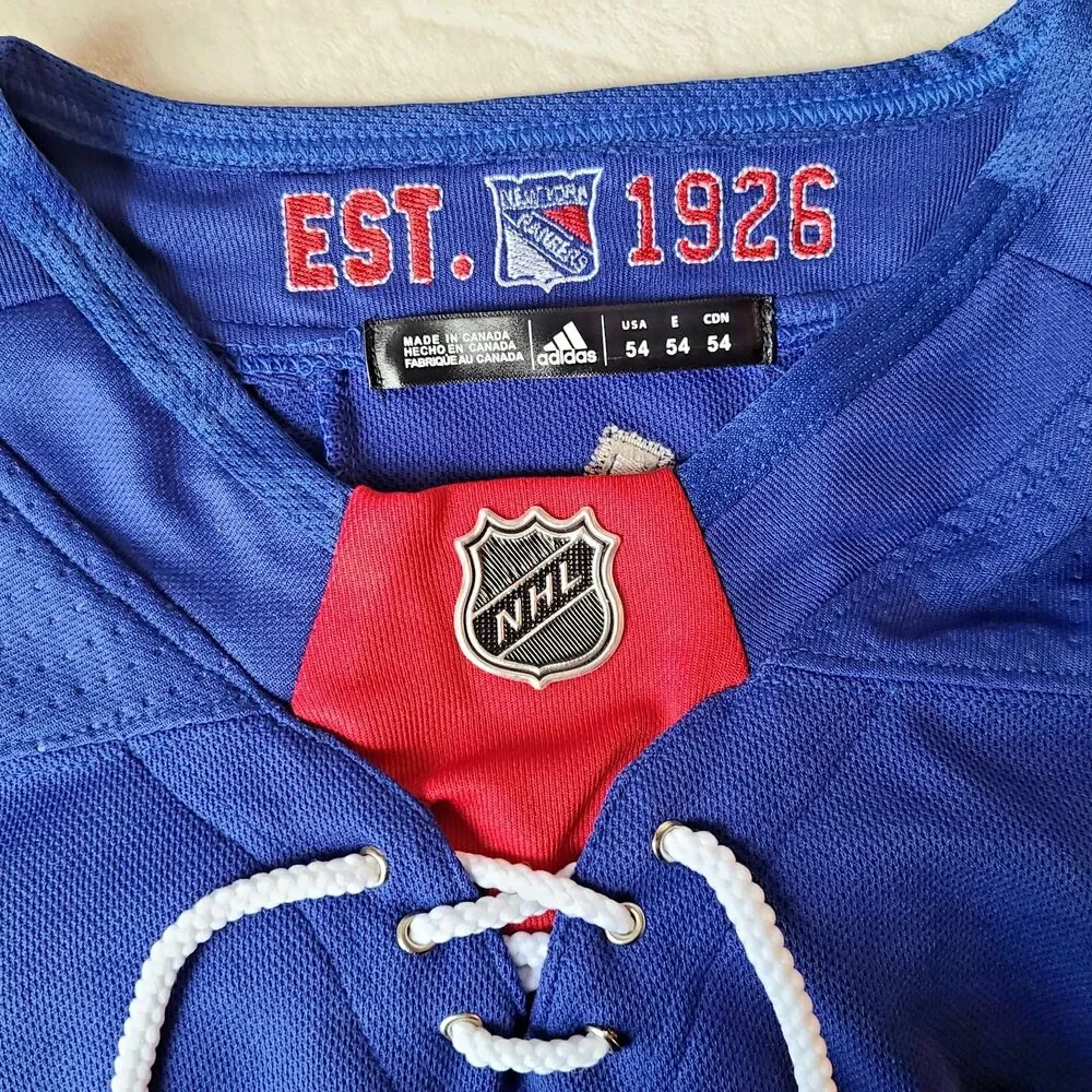 Adidas New York Rangers Artemi Panarin #10 MiC Made Canada Jersey Size 54 NHL